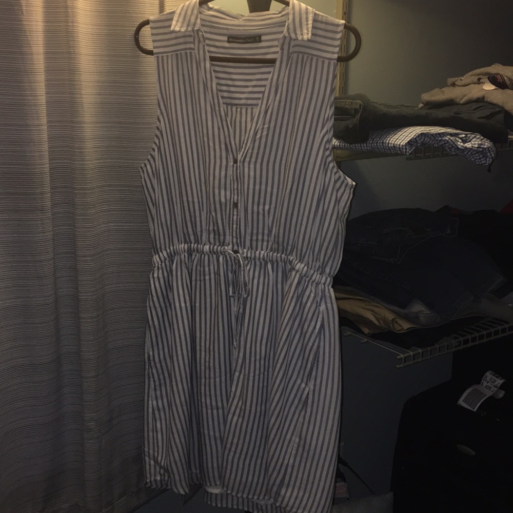 Sleeveless Nautical Dress